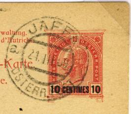 Postmark of JAFFA (Steichele 526)