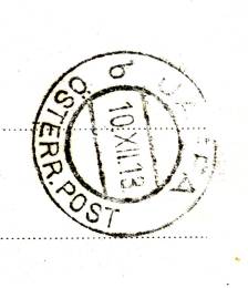 Postmark of JAFFA (Steichele 527)
