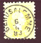 Postmark of Jerusalem (Steichele 544)